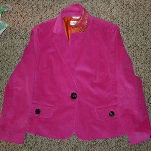 Talbots magenta blazer